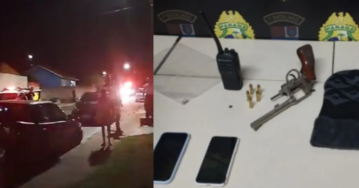 Gestante é baleada dentro de casa e quatro pessoas são detidas em Ponta Grossa