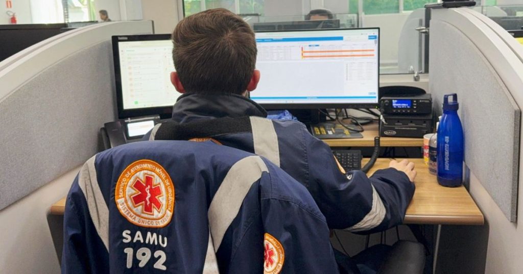 Samu Paraná ultrapassa 1,2 milhão de ligações em 2025 e reforça atendimento de urgência