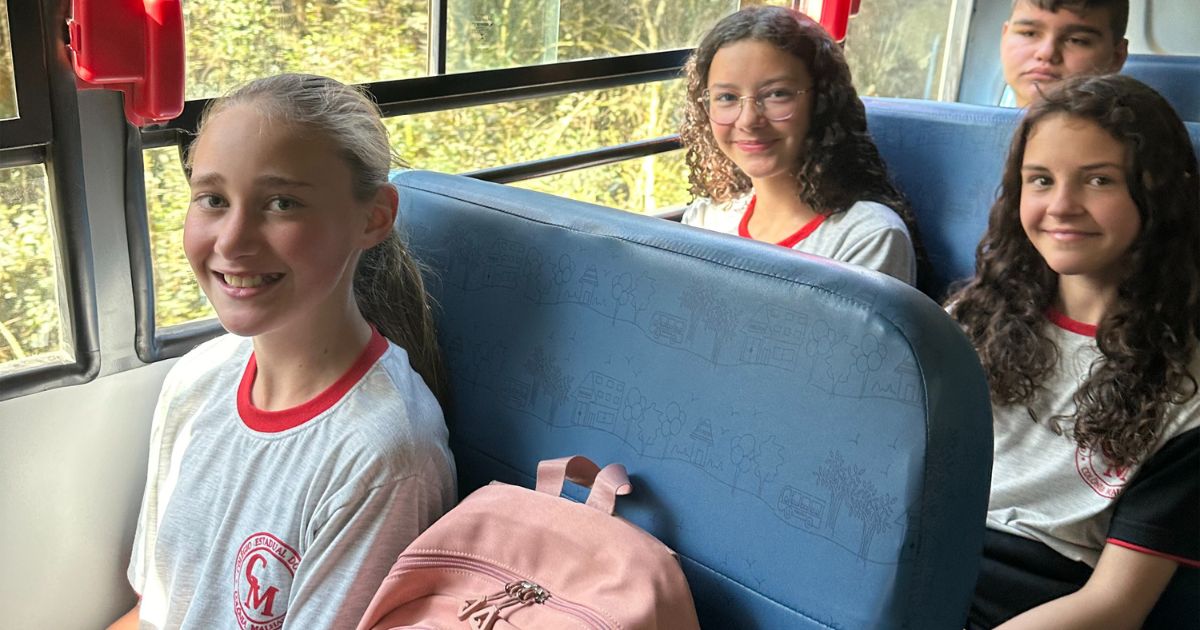 Alunos da rede estadual devem conferir cadastro para garantir o transporte escolar em 2026